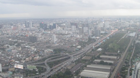 Bangkok-view from Baiyoke Sky Hotel